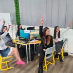 Ученици по време на работата по проекта